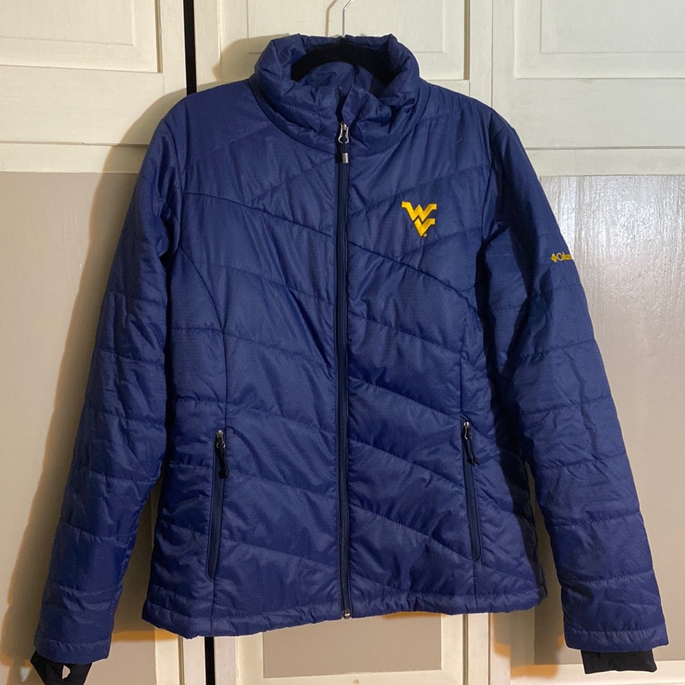 Columbia jacket navy size large West Virginia
